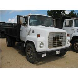 1981 FORD 7000 S/A FLAT DUMP
