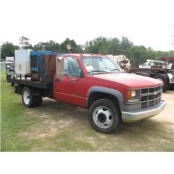 1997 CHEVROLET 3500HD FLATBED SERVICE TRUCK