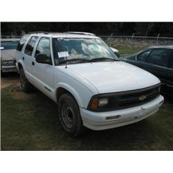 1995 CHEVY S10 BLAZER 4 DOOR SUV