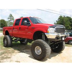2004 FORD F350 CUSTOM 4X4 CREW CAB PICKUP