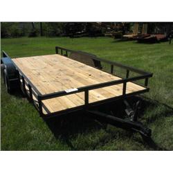 SHOPBUILT 16' T/A TAG TRAILER (BILL OF SALE O