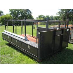 14' FLATBED TRUCK BODY W/TOOL BOXES