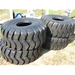 (4) UNUSED 29.5-25 TIRES