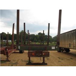 1982 NABORS 4 BOLSTER LOG TRAILER