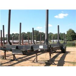 1989 PITTS 4 BOLSTER LOG TRAILER