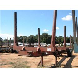 1990 PITTS 4 BOLSTER LOG TRAILER