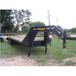2006 HEFTY DUAL TANDEM GOOSENECK TRAILER. S/N P000886
