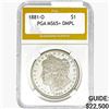Image 1 : 1881-O Morgan Silver Dollar PGA MS65+ DMPL