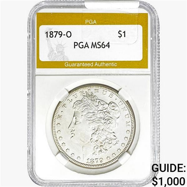1879-O Morgan Silver Dollar PGA MS64