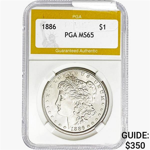 1886 Morgan Silver Dollar PGA MS65
