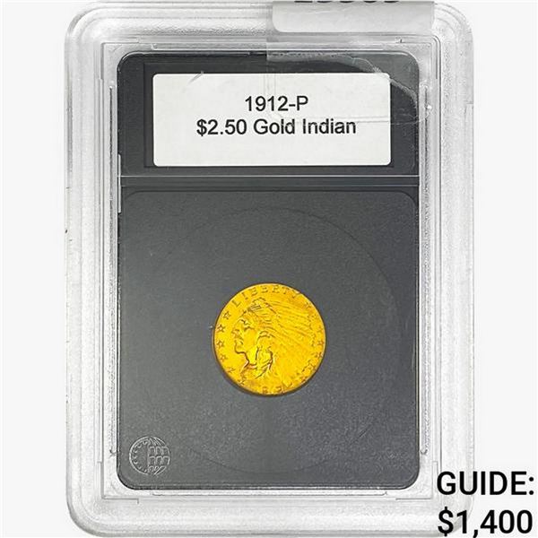 1912-P $2.50 Gold Quarter Eagle PGA
