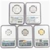 Image 2 : 1955 [5] US Varied Coinage NGC PF68/69