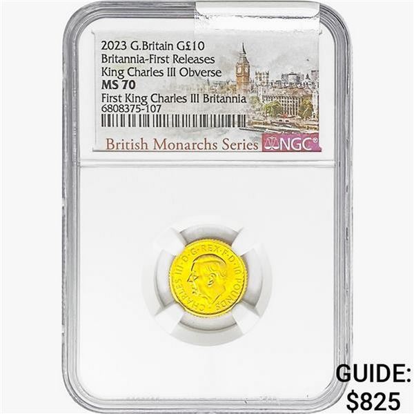 2023 1/10oz G.B. 10 Pounds NGC MS70