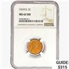 Image 1 : 1919-S Wheat Cent NGC MS62 RB