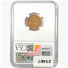 Image 2 : 1919-S Wheat Cent NGC MS62 RB