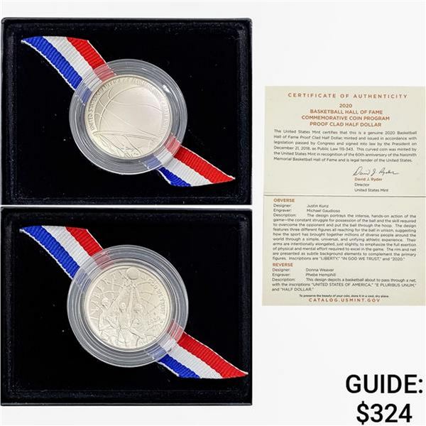 2003-2020 Commem 50c PR Lot (6 Coins)