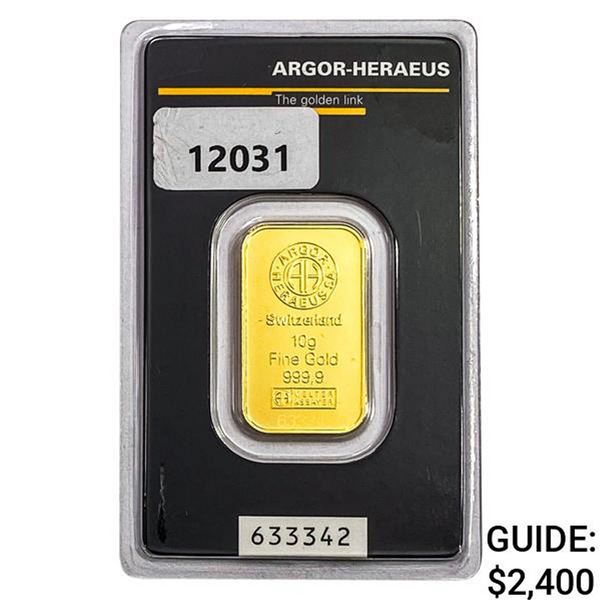 .35oz Gold Switzerland Bar