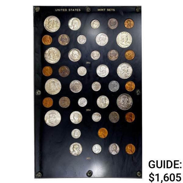 [41]1953-1955 U.S. Mint Sets 1C-50C