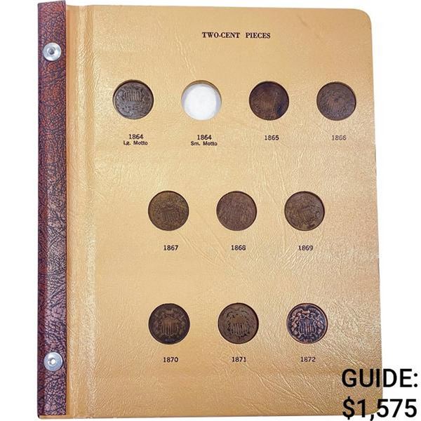 [24]1864-1881 Two Cents & Nickel Three Cents Album