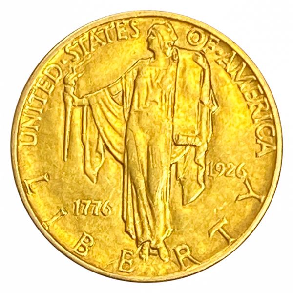 1926 Sesquincentennial $2.50 Gold Quarter Eagle