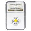 Image 1 : 1870 Round California Gold Quarter NGC MS64 BG-808