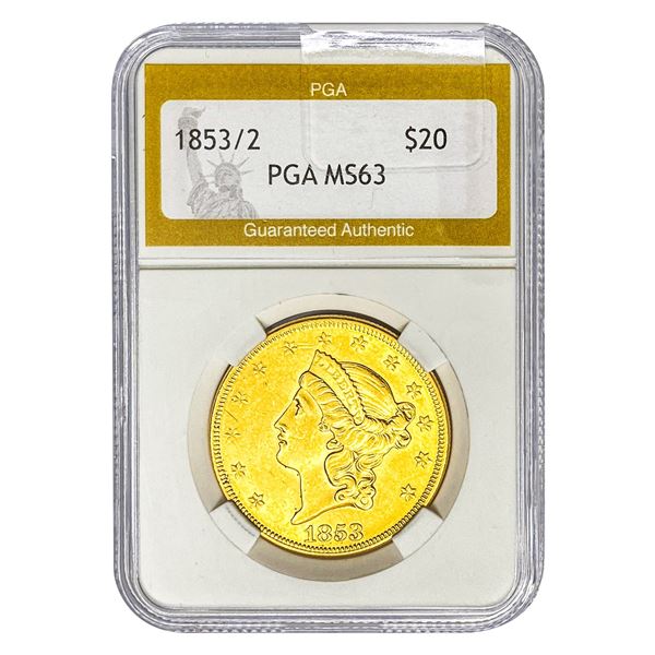 1853/2 $20 Gold Double Eagle PGA MS63