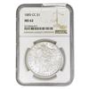 Image 1 : 1885-CC Morgan Silver Dollar NGC MS62
