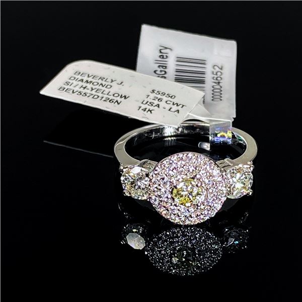 14K 1.26 CTW Diamond Ring - past present future