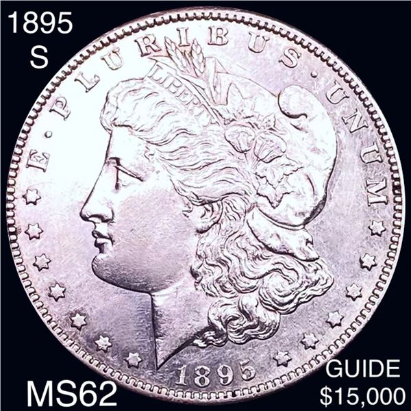 1895-S Morgan Silver Dollar UNCIRCULATED