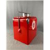 Image 2 : Nelson Brewing Company Metal Beverage Cooler. Approx. 9" x 12" x 11.5"