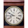 Image 2 : Beautiful Vintage Heirloom 31 Day Regulator Wall Clock w/ Key. Approx. 26" x 11" x 4". NO SHIPPING