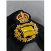 Image 2 : Vintage 3" H Canada Military Quarantine Hat Band w/ Badge