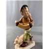 Image 2 : Vintage Friedel Bavaria W.Germany Hand Painted 5.5" Boy Figure w/ Pigs