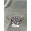 Image 1 : Vintage 8" Diam x 3"H Fruit Stand w/ Slight Purple Tint