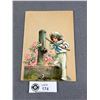 Image 1 : 1900's Embossed Sailor Boy Valentine 5" x 5" w/ Original Envelope