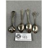 Image 2 : 4 Vintage Sterling Silver Spoons - 35g