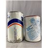 Image 2 : 2 Vintage 1 Quart Tins - Valvoline Motor Oil (empty) & Gulf Automatic Transmission Fluid (full)