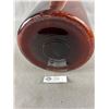 Image 2 : Antique Vintage Dominon Glass Co 1 Gallon  Amber Glass Jug-D In Diamond No Other Date Indicators Wit