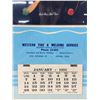 Image 2 : 1951 "Knit One, Pearl Two" Calendar Made For Western Tire & Welding, Regina Sask. On Board In Bag