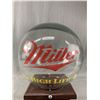 Image 2 : Vintage 12" H Wood Base Miller High Lite Glass Globe Gum Ball Machine