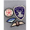 Image 2 : Lot Of Vintage Patches Including Vancouver White Caps & Military Plus Metal 1.5" x 4" Signal Hwy Mot