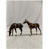Image 1 : 2 Vintage Britians Lead Race Horses