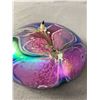 Image 2 : Signed 1987 "Glass House" Art Glass Oil Lamp. Very Good Piece.