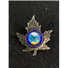 Image 1 : Antique Sterling HALTON Airport Enamel Brooch