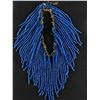 Image 1 : 15" L Antique Native Glass Beads Necklace w/ 5" Strands