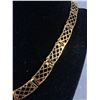 Image 2 : Vintage Gold Plate 16" Panel Necklace
