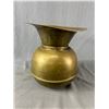 Image 2 : Vintage "Pony Express Chewing Tobacco" Brass Spittoon. Approx. 10" H
