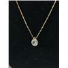 Image 2 : Swarofsky Pendant w/ Gold Filled Chain