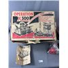 Image 2 : Vintage Operation X 500 Toy Rocket Set. Looks Mostly To Be There.
