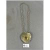 Image 1 : Handmade Abstract Metal Pendant & Necklace